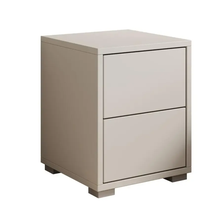 Nachtkastjes|Nachtkastjes-Meubella - Nachtkastje Gideon - Beige - 30 cm