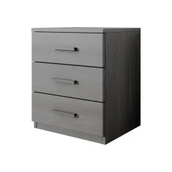 Meubella - Nachtkastje Gina - Antraciet eiken - 46 cm