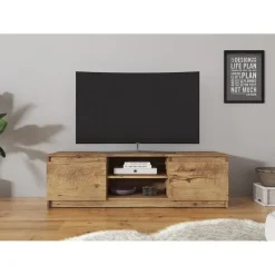 Meubella - TV-Meubel Diaz - Eiken - 120 cm