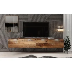 Meubella - TV-Meubel Dixon - Old wood - 180 cm
