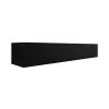 Tv Meubels-Meubella - TV-Meubel Flame XL - Mat Zwart - 180 cm