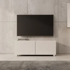 Tv Meubels-Meubella - TV-Meubel Kenderes - Beige - 100 cm