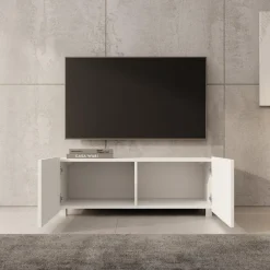 Meubella - TV-Meubel Kenderes - Wit - 100 cm