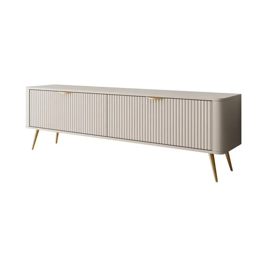 Tv Meubels-Meubella - TV-Meubel Lima - Beige - 163 cm