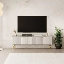 Tv Meubels-Meubella - TV-Meubel Lima - Beige - 163 cm