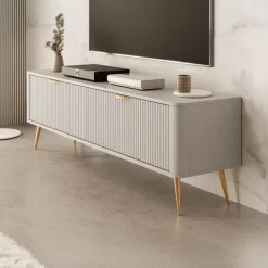 Tv Meubels-Meubella - TV-Meubel Lima - Beige - 163 cm