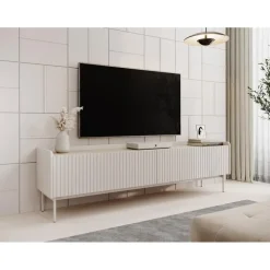 Tv Meubels-Meubella - TV-Meubel Livako - Beige - 181 cm