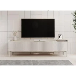 Tv Meubels-Meubella - TV-Meubel Livako - Beige - 181 cm