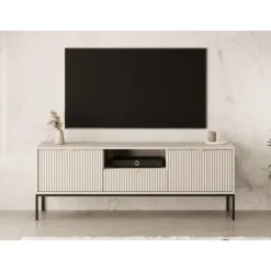 Meubella - TV-Meubel Navil - Beige - 154 cm