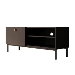 Meubella - TV-Meubel Norment - Zwart - 120 cm