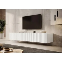 Meubella - TV-Meubel Pepinos - Wit - 200 cm