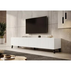 Meubella - TV-Meubel Pepinos 2 - Wit - 200 cm