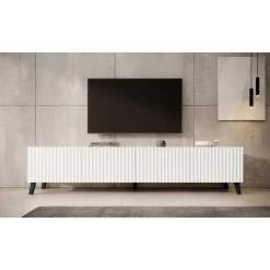Meubella - TV-Meubel Pepinos 2 - Wit - 200 cm
