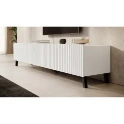 Meubella - TV-Meubel Pepinos 2 - Wit - 200 cm