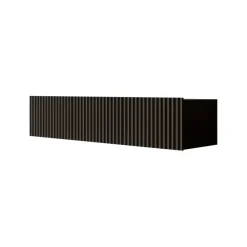 Tv Meubels-Meubella - TV-Meubel Pepinos - Mat zwart - 150 cm