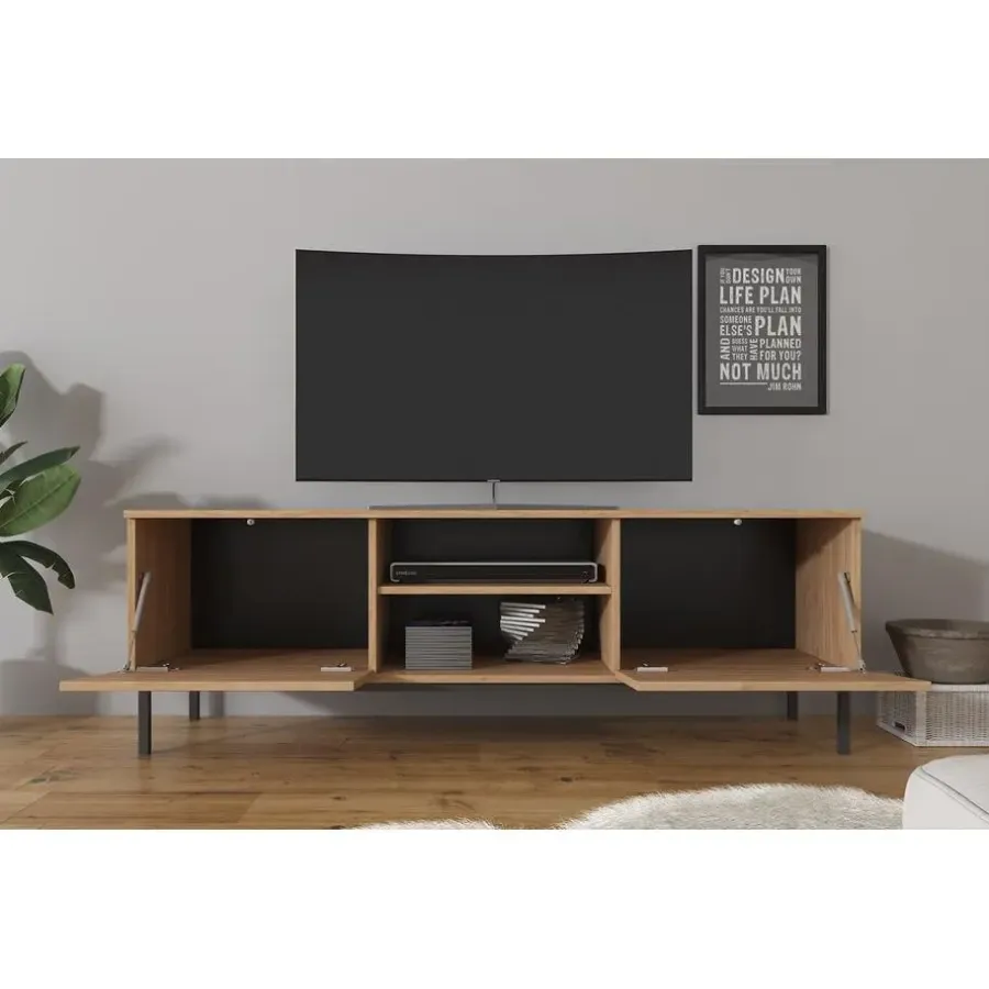 Meubella - TV-Meubel Queen - Eiken - 150 cm
