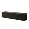 Meubella - TV-Meubel Silas - Zwart - 140 cm