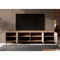 Meubella - TV-Meubel Vintar - Eiken - 200 cm