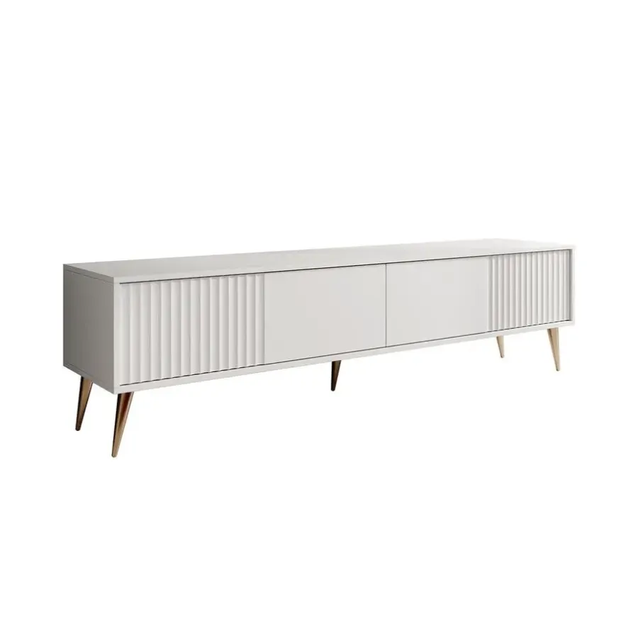 Meubella - TV-Meubel Winq 2 - Wit - 180 cm