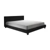 2-Persoons Bedden-Meubella - Tweepersoonsbed George - Zwart - 140x200 cm