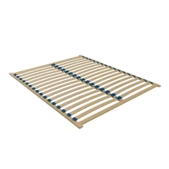 Meubella - Tweepersoonsbed Chief - Grijs - Velvet - 180x200 cm