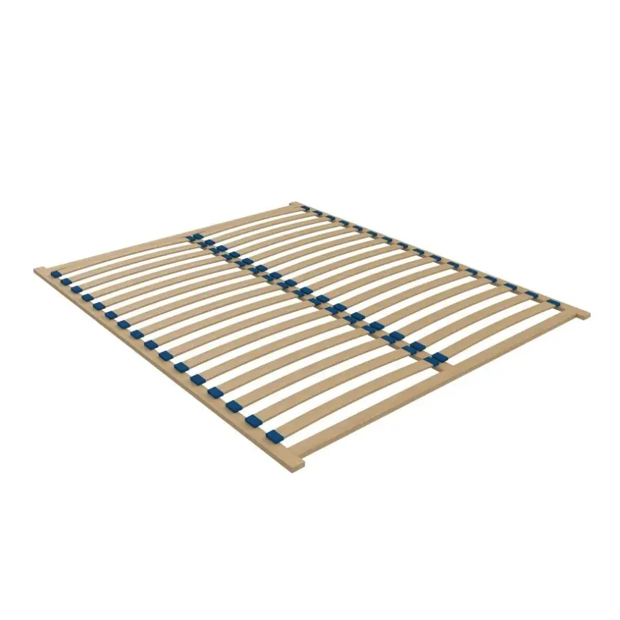 Meubella - Tweepersoonsbed Chief - Grijs - Velvet - 180x200 cm