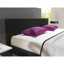 Meubella - Tweepersoonsbed George - Zwart - 180x200 cm