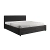 2-Persoons Bedden-Meubella - Tweepersoonsbed Suente - Zwart - 180x200 cm