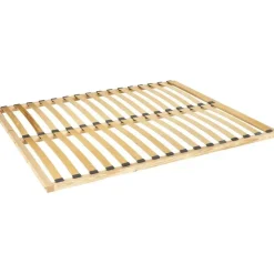 Meubella - Tweepersoonsbed Three - Wit - Eiken - 160x200 cm