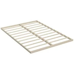 2-Persoons Bedden-Meubella - Tweepersoonsbed George - Grijs - Stof - 160x200 cm