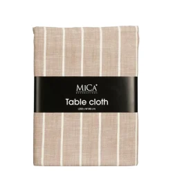 Tafelkleden-Mica Decorations Alivo Tafelkleed - L250 x B140 cm - Beige, Wit