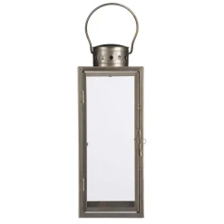 Kandelaars En Windlichten-Mica Decorations Arzilla Lantaarn - L13,5 x B13 x H34,5 cm - Goud