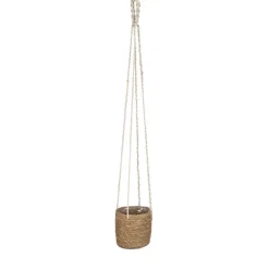 Opbergmanden-Mica Decorations Atlantic Plantenmand Set van 2 - Ø16 cm - Lichtbruin
