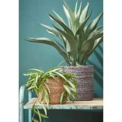 Bloempotten|Bloempotten Voor Binnen-Mica Decorations Atlantic Mand voor Planten Set van 3