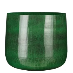 Mica Decorations Benson Bloempot - H27 x Ø32 cm - Donkergroen