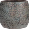Mica Decorations Bloempot - keramiek - koper - D31 xH38 cm