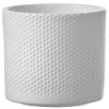 Mica Decorations Bloempot - wit - keramiek - D14 x H13 cm