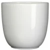 Bloempotten Voor Binnen-Mica Decorations Bloempot - wit - keramiek - glanzend - 31 x 28 cm