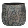 Bloempotten|Bloempotten Voor Binnen-Mica Decorations Bloempot - koperkleurig - keramiek - 25 x 20 cm