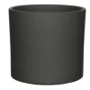Mica Decorations Bloempot - donkergrijs - mat - keramiek - 23 x 21 cm