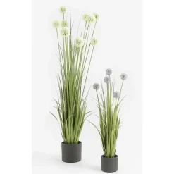 Mica Decorations Bloempot - donkergrijs - mat - keramiek - 23 x 21 cm
