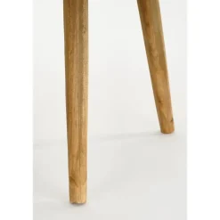 Bijzettafels-Mica Decorations Bold Bijzettafel - Ø26 cm - Gerecycled Hout - Bruin