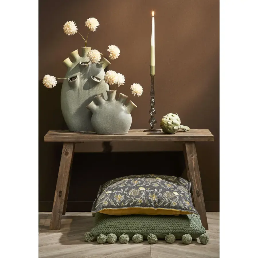 Mica Decorations Bold Houten Bankje - L80 cm - Gerecycled Hout