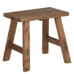 Krukjes-Mica Decorations Bold Houten Krukje - L38 cm - Gerecycled Hout