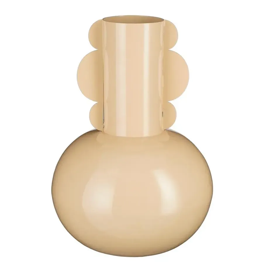 Vazen-Mica Decorations Boyd Vaas - H36 x Ø25 cm - Beige
