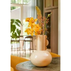 Vazen-Mica Decorations Boyd Vaas - H36 x Ø25 cm - Beige