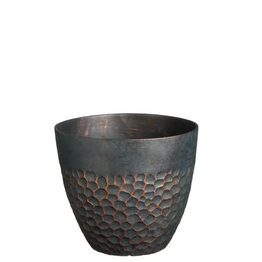 Mica Decorations Bravo Bloempot - H26 x Ø30,5 cm - Groen