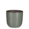 Bloempotten Voor Binnen-Mica Decorations Daan Bloempot - H17,5 x Ø19 cm - Groen