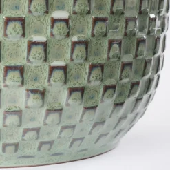 Bloempotten Voor Binnen-Mica Decorations Daan Bloempot - H17,5 x Ø19 cm - Groen