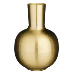 Vazen-Mica Decorations Dara Vaas - H42 x Ø28 cm - Metaal - Goud